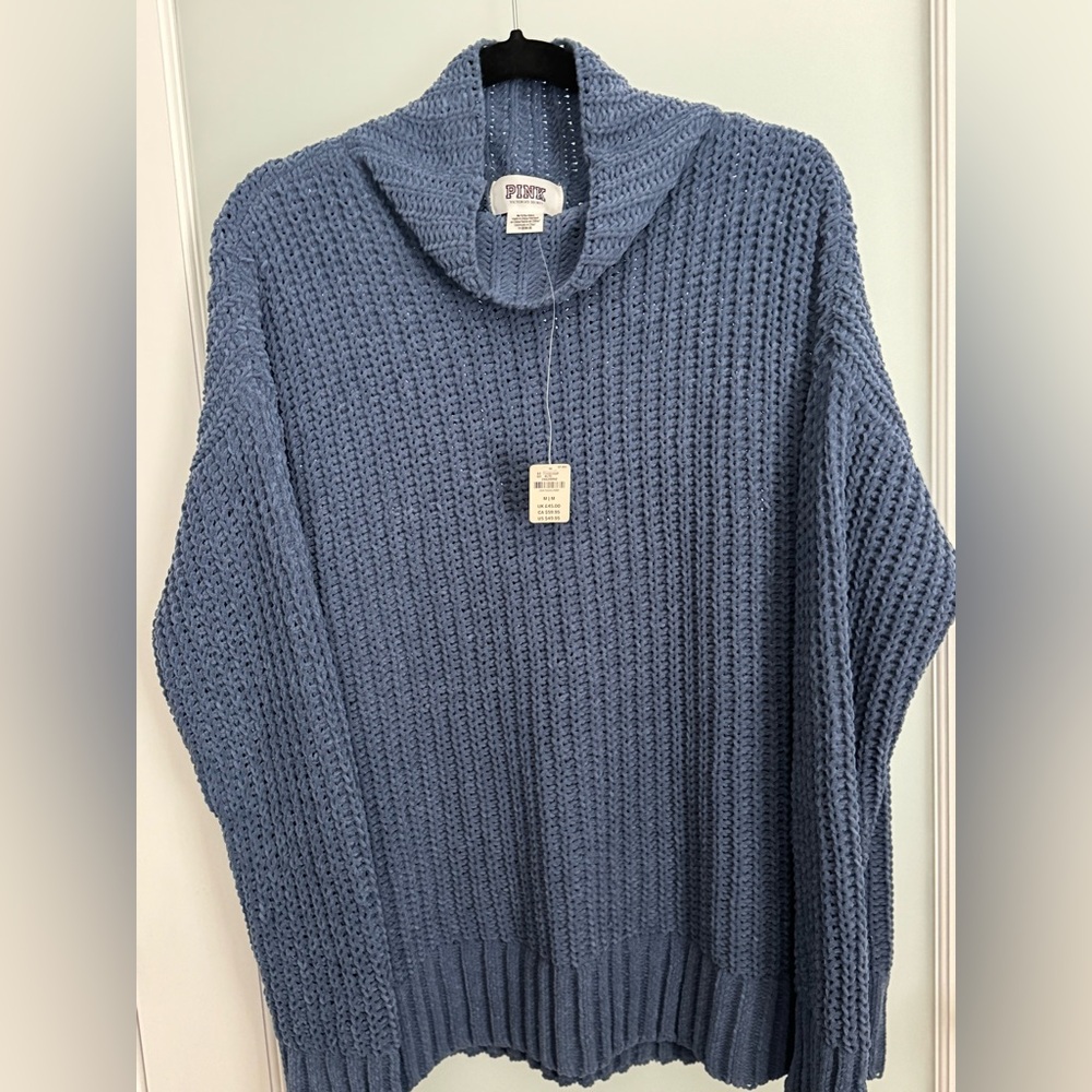 Victoria’s Secret PINK Knit mock turtleneck sweater. SIZE M *NWT*